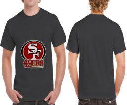 San Francisco 49ers Black Cotton t-shirt Tees - £11.41 GBP+