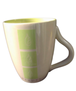 Russ Berrie &amp; Co. Natural &quot;BEAUTY&quot; Nature Coffee Cup Mug Green &amp; Beige w... - £7.41 GBP