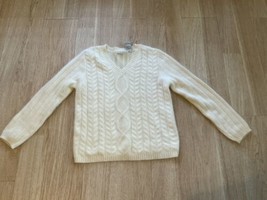 White Stag Sweater Angora Nylon White Women’s size L (12/14) - $29.70