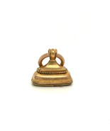 Antique Gold Filled Signed EIR Victorian Letter Initial Wem Monogram Fob... - $88.25 CAD