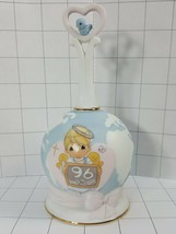 Precious Moments  Bell &quot;Peace On Earth Anyway 1996&quot;  angel, heart and bi... - $11.95