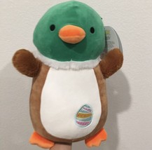 NWT Squishmallow 14&quot; Inch Avery The Mallard/Duck Hug Mees 2022 Easter - $36.99