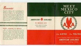 American Airlines Meet Mexico City Brochure The Aztec The Toltec 1953 - £25.32 GBP
