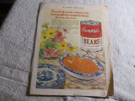 2 Vintage Campbells soup Magazine Print Advertising original 1929 - £21.02 GBP