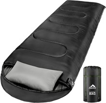 Mereza Sleeping Bag For Adults Mens Kids With Pillow, Xl Sleeping Bag Fo... - £46.27 GBP