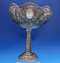 Derby Silver Co Silverplate Centerpiece Bowl Raised #1264 Winged Cherubs... - $2,873.08 MXN