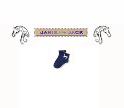 Janie and Jack baby girl &quot;Derby Darling&quot; Collection horse socks 12-24 mo... - €5,55 EUR