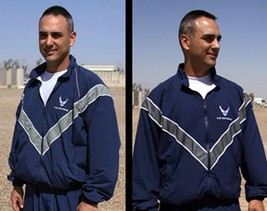 NEW USAF AIR FORCE IMPROVED PHYSICAL TRAINING REFLECTIVE PTU JACKET ALL ... - $34.19