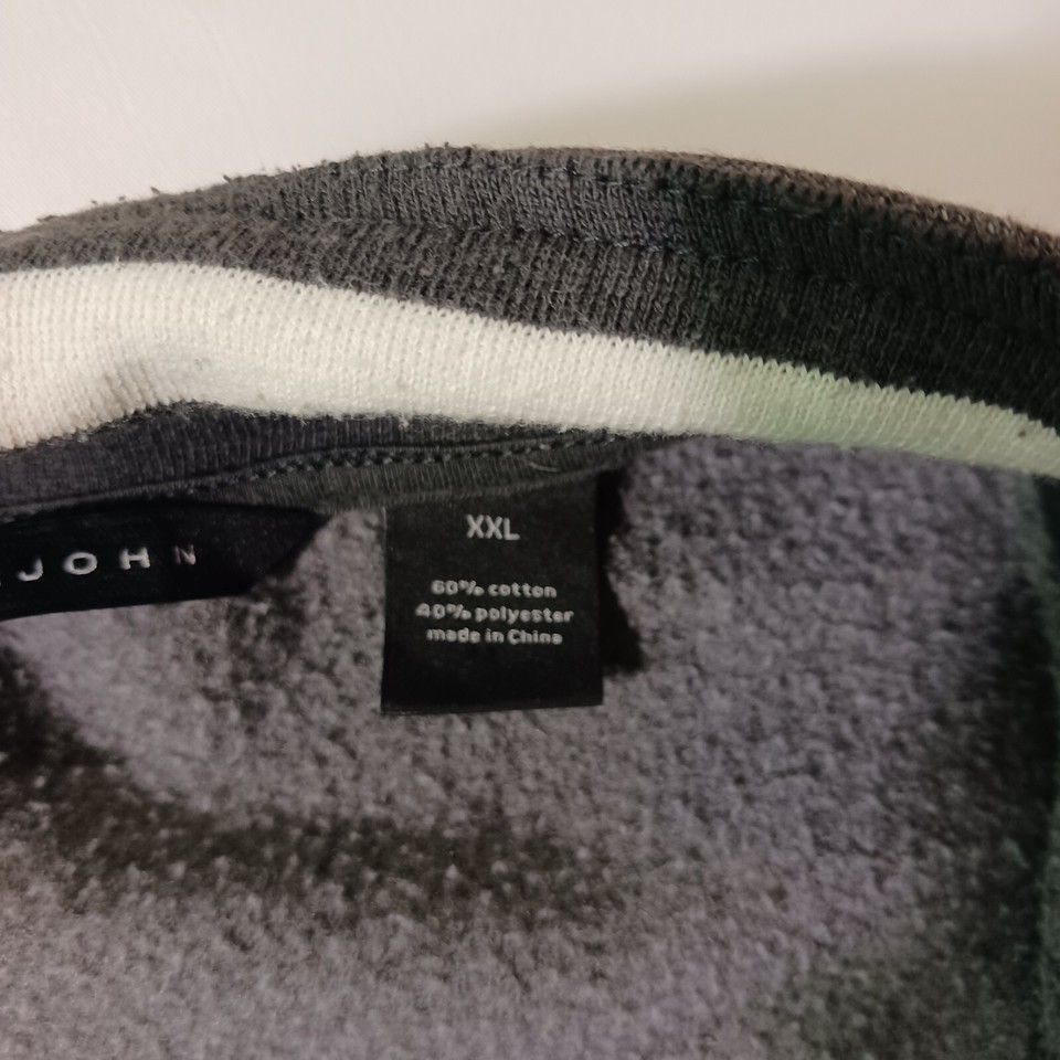 Sean John Full Zip Men's Cotton Blend Gray Classic Jacket Pockets Size 2XL Item image 4