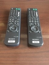 Sony Remote Controls Lot Two RMT D116A , D128A, DVD TV Tested - $23.33