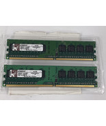 1GB 2x512MB PC2-5300 KINGSTON DDR2-667 KVR667D2N5/512 Samsung Ram Memory... - £4.68 GBP