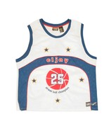 Eljay Throwback Classics Street Ball Champion White Blue Red Jersey Size XL - £19.33 GBP