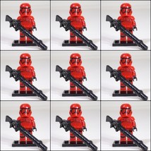 9 pcs Elite Sith Trooper STAR WARS Minifigure Set +Stands US Seller Free Figure - £25.57 GBP