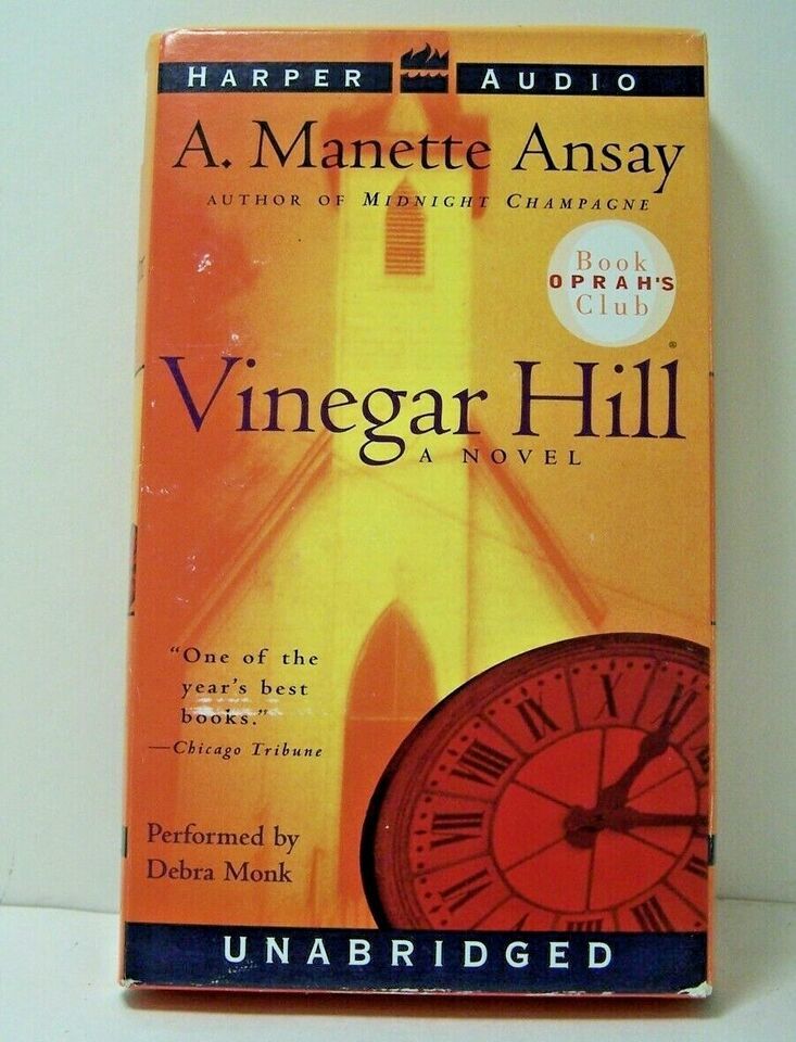 AUDIO BOOK: Vinegar Hill By A. Manette Ansay on Cassette - $3.39