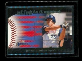 2001 FLEER GAME TIME STICK TO IT Baseball Card #9 TROY GLAUS Anaheim Angels - £7.73 GBP