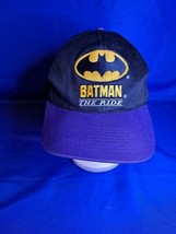 Vtg Batman The Ride Six Flags Rollercoaster Snapback Hat - Adjustable Size - $46.74