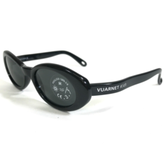 Vuarnet Kids Sunglasses B600 Black Round Frames with Black Lenses 48-18-110 - $46.54