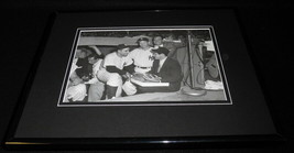 Mickey Mantle Yogi Berra Mel Allen Eddie Fisher 1956 Framed 11x14 Photo Display - £27.24 GBP