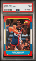 1986 Fleer #123 Buck Williams PSA 7 - Classic NBA Card of a Hardcourt Warrior! - £34.25 GBP