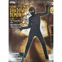 Fun World Boys M (8) Fading Eyes Shadow Demon Light Up Complete Costume - $20.26