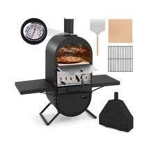 Outdoor Pizza Oven with 600D Oxford Fabric Cover 12 Inch Pizza Stone and Cookin - £193.62 GBP