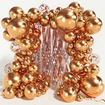 Metallic Gold Balloons Different Sizes 110 Pcs 18 12 10 5 Inch Chrome Balloon Ga - £18.17 GBP