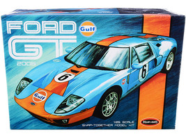 Skill 2 Snap Model Kit 2006 Ford GT &quot;Gulf Oil&quot; 1/25 Scale Model by Polar Lights - £38.22 GBP