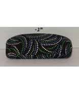 Vera Bradley Kiev Swirls Sunglass Eyeglass Case black white blue green - $454.66 MXN