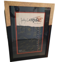 Jekyll &amp; Hyde Broadway Musical Autographed Signed Framed Art Poster Show Cast - £296.81 GBP