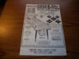 UNITED SILVER ROLL DOWN BOWLING ALLEY FLYER 1962 Vintage Retro Art  - $38.00