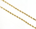 3.5mm Unisex Chain 10kt Yellow Gold 361627 - £598.60 GBP