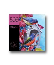 Blue Birds Jigsaw Puzzle 500 Piece Design 28" x 20" Complete Durable Fit Pieces image 1