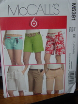 Sewing Pattern Size 14-20 Misses or Mens Shorts in Various Lengths UNCUT - £3.97 GBP