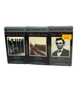 PBS The Civil War LOT - Eps. 3, 8, 9 by Ken Burns VHS 1864 OOP - £6.62 GBP