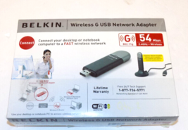 Belkin Wireless G WiFi F5D7050 Laptop USB Network Adapter - £11.33 GBP