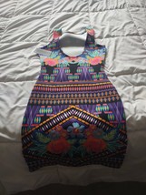 Cocoom Size Small Body on Floral Geometric Women&#39;s Dress-Brand New-SHIPS... - £39.56 GBP