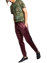 International Concepts Men&#39;s Regular-Fit Side Stripe Velour Joggers Port-XL - £24.04 GBP