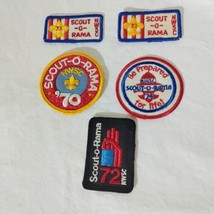 Boy Scouts Scout-O-Rama Patches NWSC Vintage from 1970-74 Lot of 5 Patches - £6.71 GBP