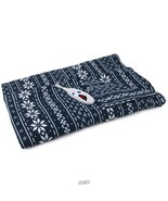 Biddeford Microplush Electric Heated Warming 180G Throw Blanket Navy Blu... - £37.19 GBP