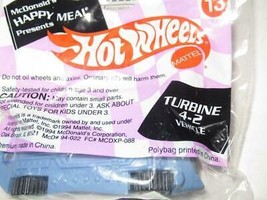 McDONALDS HAPPY MEAL - DIECAST HOT WHEELS- TURBINE F-2 VEHICLE- NEW- W23 - $3.70