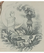 1894 Williamstown High School Commencement Invitation ODD Fellows&#39; Opera... - $43.46 CAD