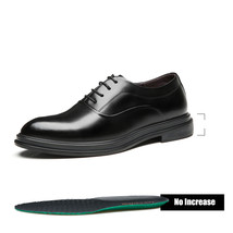 5/7cm Classic Mens Derby Shoes Platform Height Increase Men Dress Shoes Formal S - $94.55