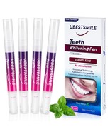 UBestSmile Teeth Whitening Pen (4 Pcs) Whiten Teeth 40+ Uses Remove Stains - $17.62 CAD