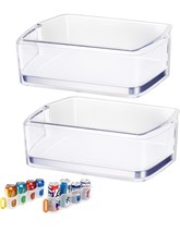 Refrigerator Door Bin Shelves w Can Holders (Set of 2) Samsung DA97-08406A - $38.69