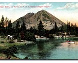 Black Butte on Southern Pacific Railroad OR-CA Border UNP DB Postcard W16 - $2.92
