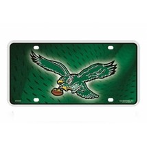 philadelphia eagles nfl football team retro logo license plate made in usa - £24.12 GBP
