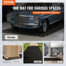 VEVOR Diamond-Plate Rubber Flooring Roll, 3 mm x 4 ft x 8 ft Garage Floo... - £45.85 GBP