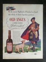 Vintage 1938 Old Angus Blended Scotch Whiskey Full Page Original Ad - 422 - £5.21 GBP