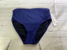 Christina Swimwear Fitted Swim Bikini Bottoms Blue Women&#39;s Size 8 - £22.09 GBP