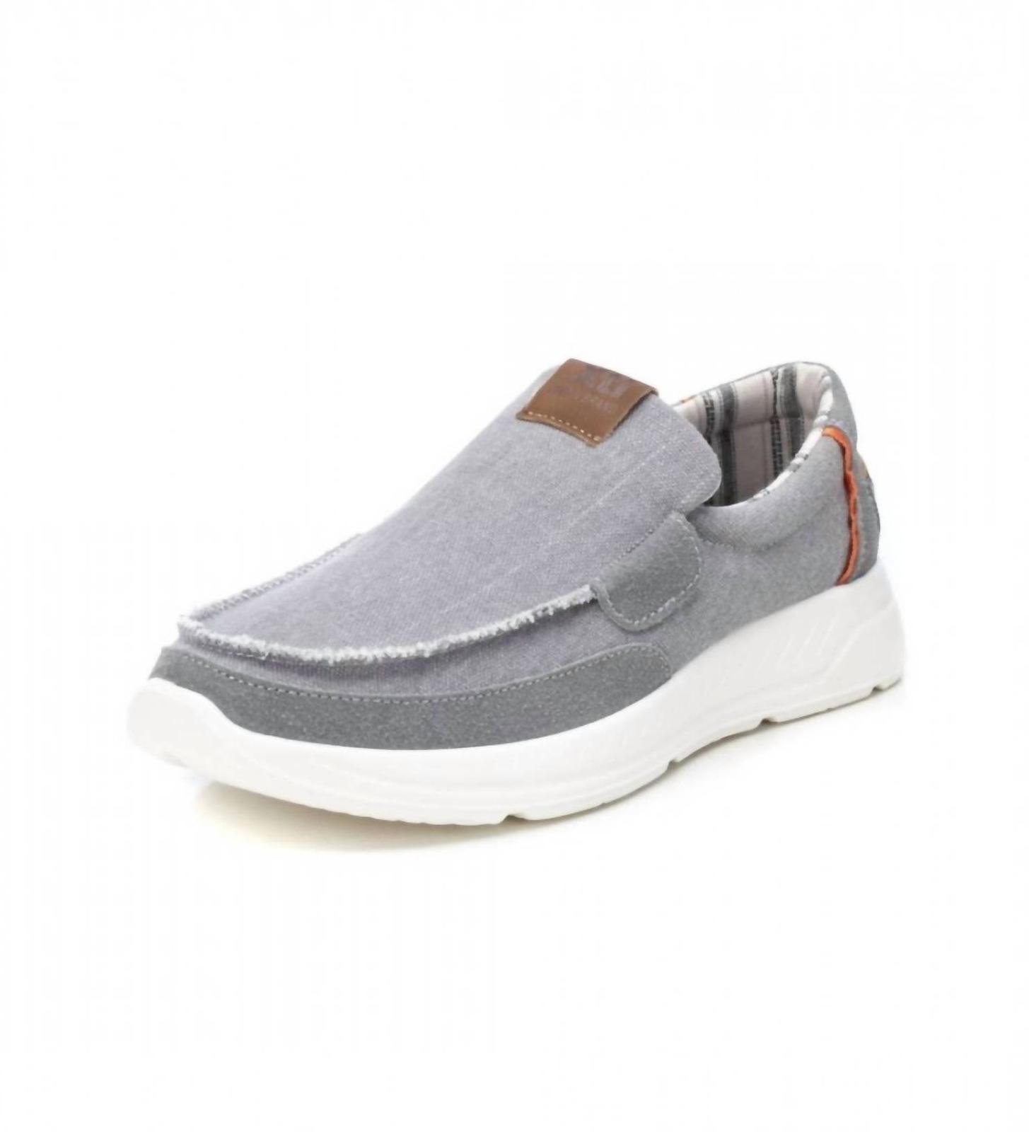Xti Men&#39;s Canvas Loafers Grey - $48.00